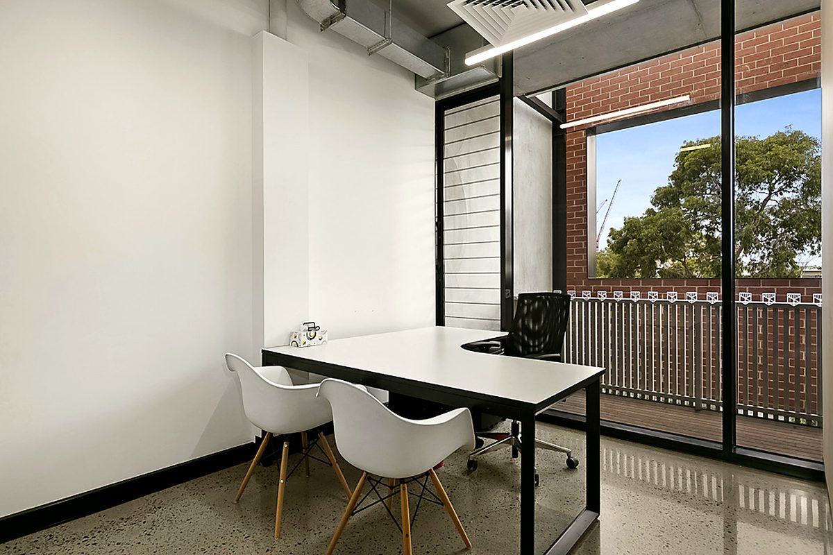 Lockable private office at W.hub Elsternwick