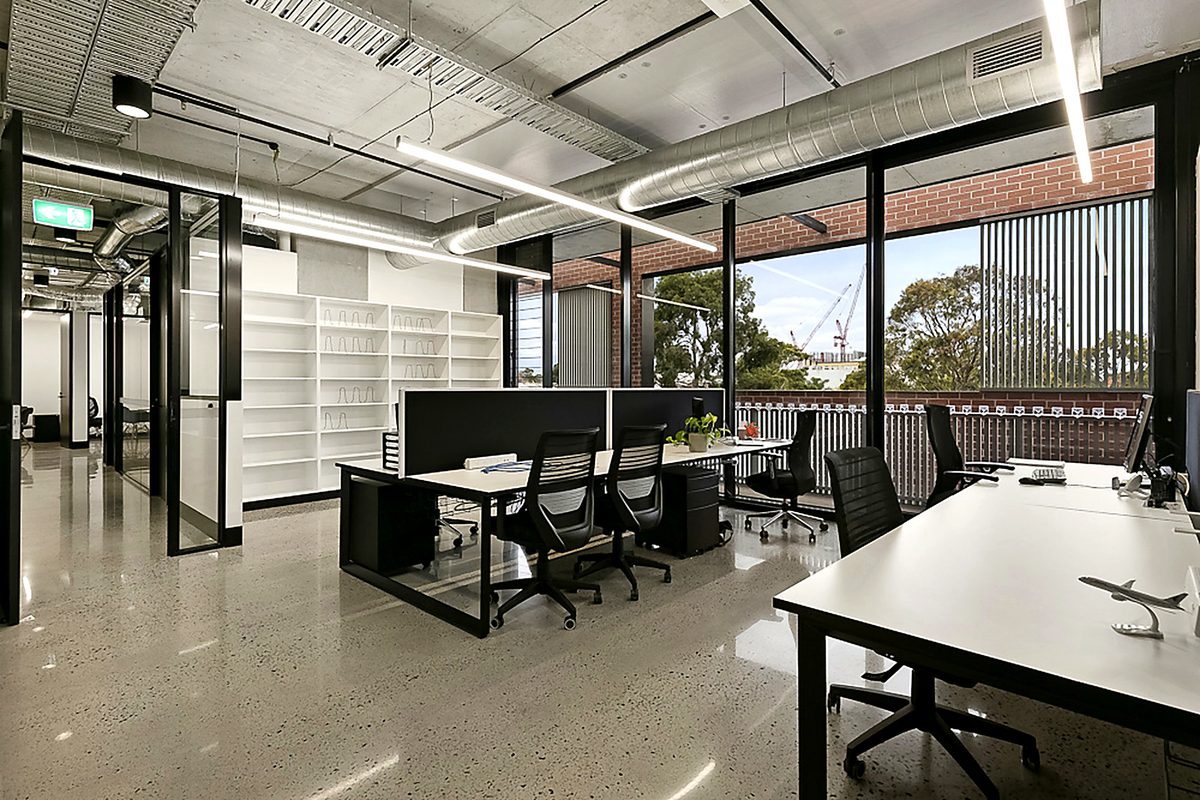 Coworking floor at W.hub Elsternwick Village
